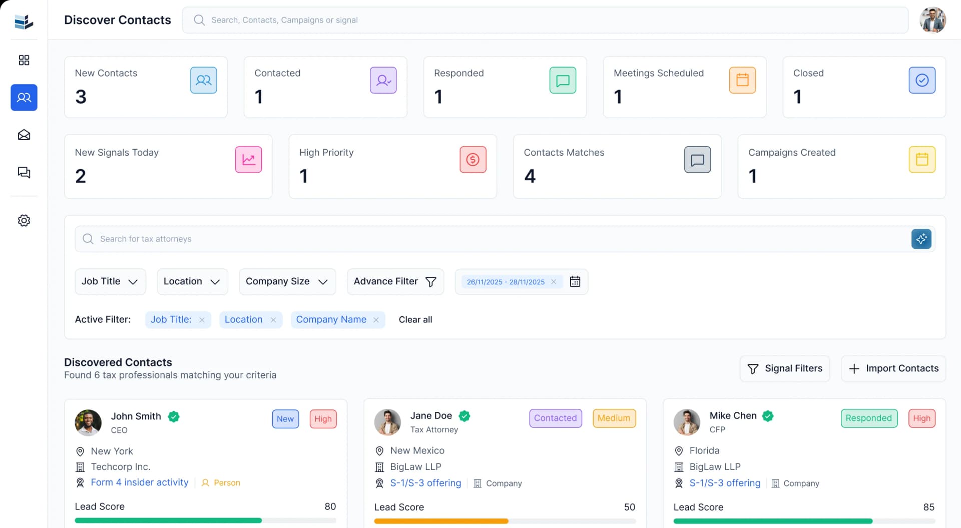 Longwall CRM screenshot